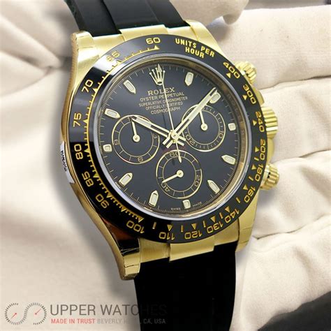 solid gold daytona rolex|rolex daytona 116518.